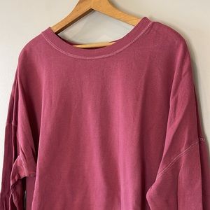 🔥 Old Navy 2X Tunic Crew Neck Women’s Brick Red Sweatshirt